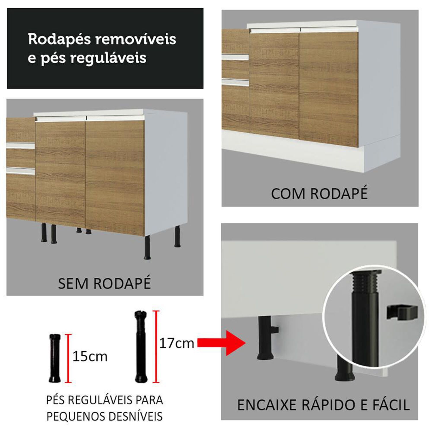 Mueble De Cocina Vekkahome Super Smart / 9 Puertas / 2 Cajones image number 5.0