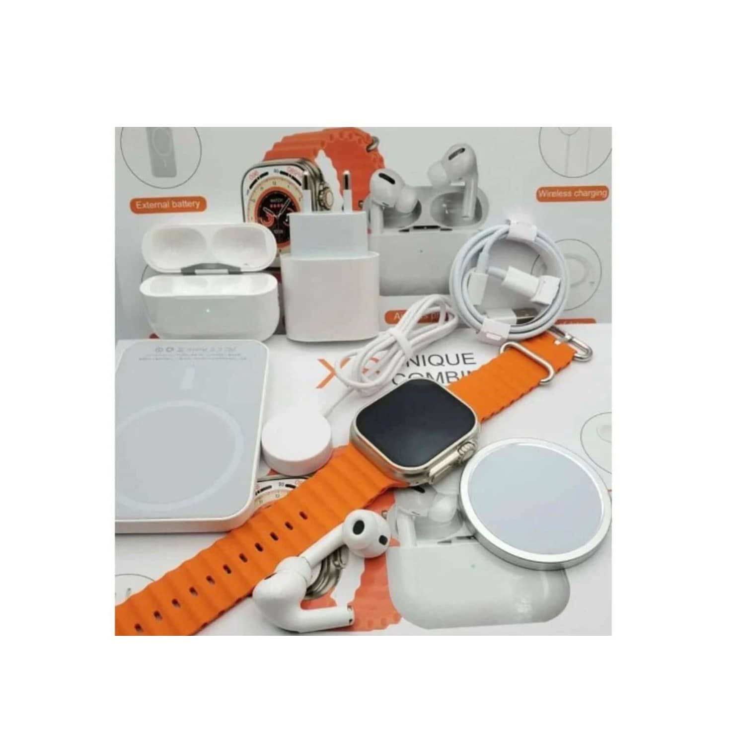 Smartwatch Reloj Inteligente X8 Ultra + Audifonos Y Power Band image number 2.0