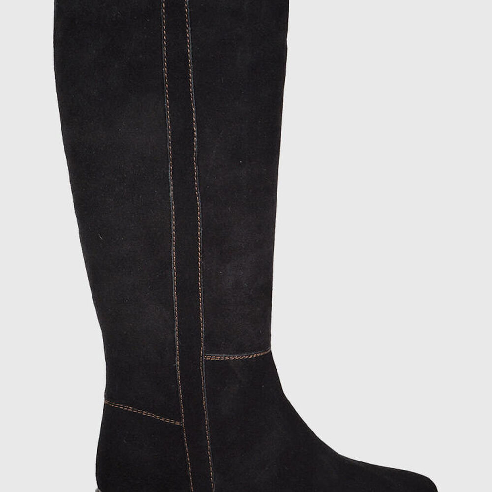 Bota Cuero Dinora Negro image number 1.0