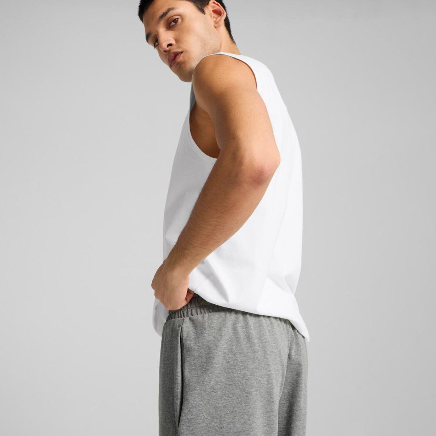 Short Deportivo Hombre Puma Ess No. 1 Logo Jersey Shorts 10'' image number 3.0