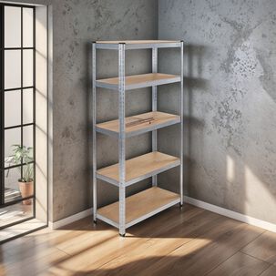 Estante Rack Galvanizado 180x90x40 Cm 5 Niveles Ajustables