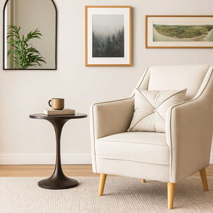 Poltrona Aria Felpa Beige