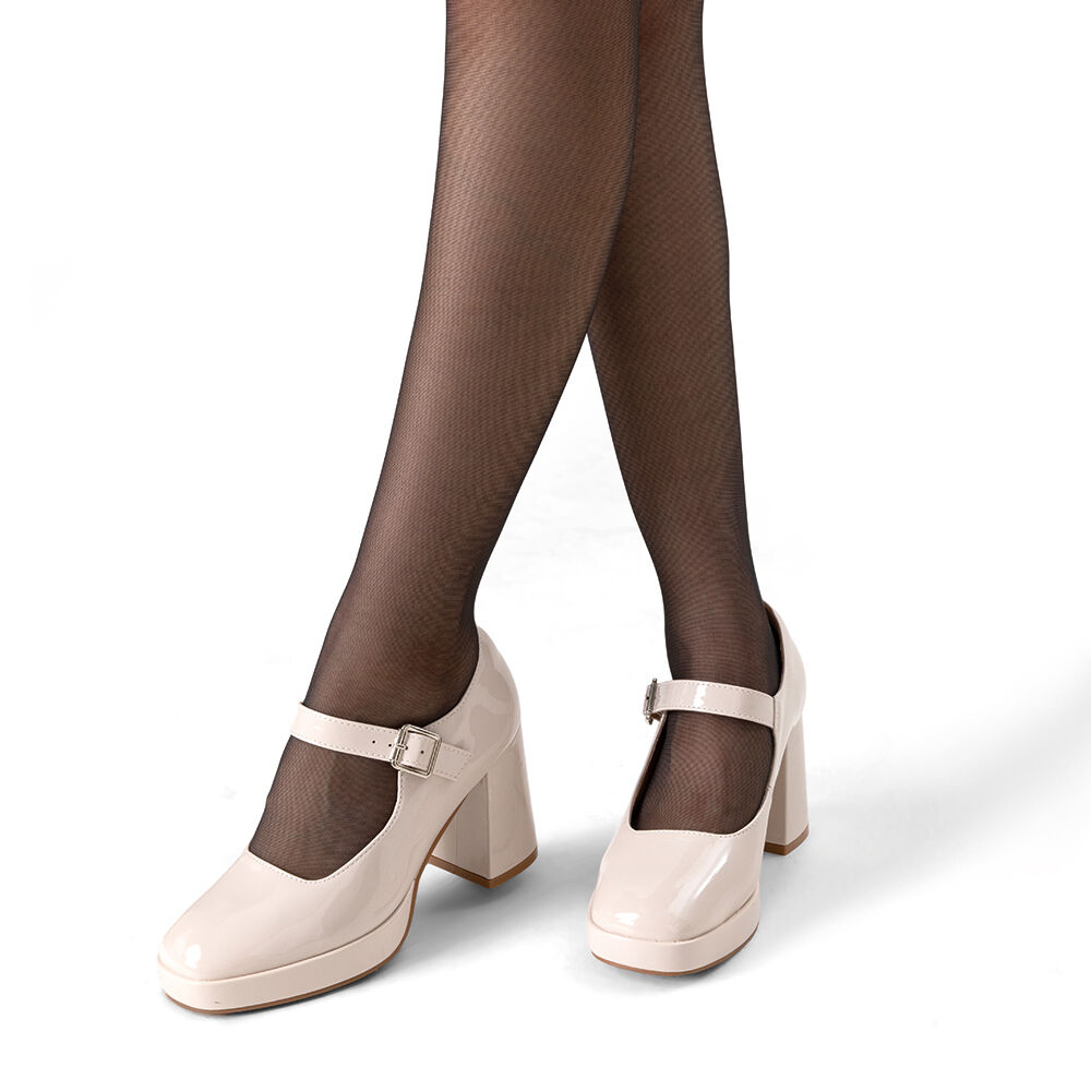 Zapato Mary Jane Tacones Elegante Charol Mujer Weide Yl83 image number 2.0