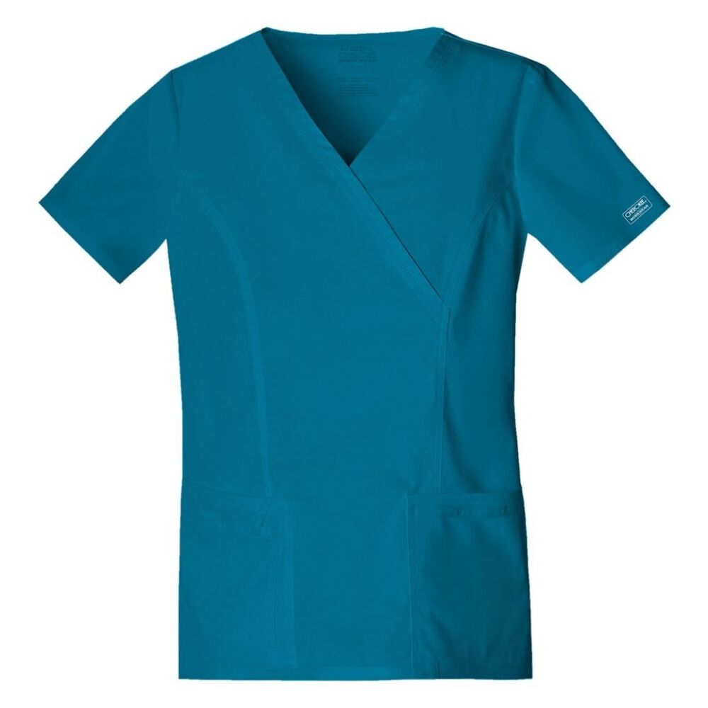 Conjunto Polera Y Pantalón Clinico Cherokee Caribbean Blue image number 3.0