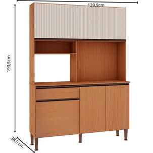 Mueble De Cocina Vekkahome Marina / 6 Puertas / 1 Caj&oacute;n