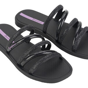 Sandalia Mujer Negro Solar Brilla Ipanema