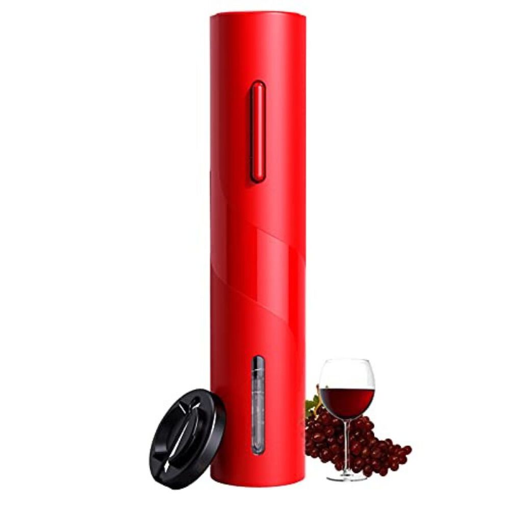 Destapador De Vinos Sacacorchos Electrico Recargable Rojo image number 0.0