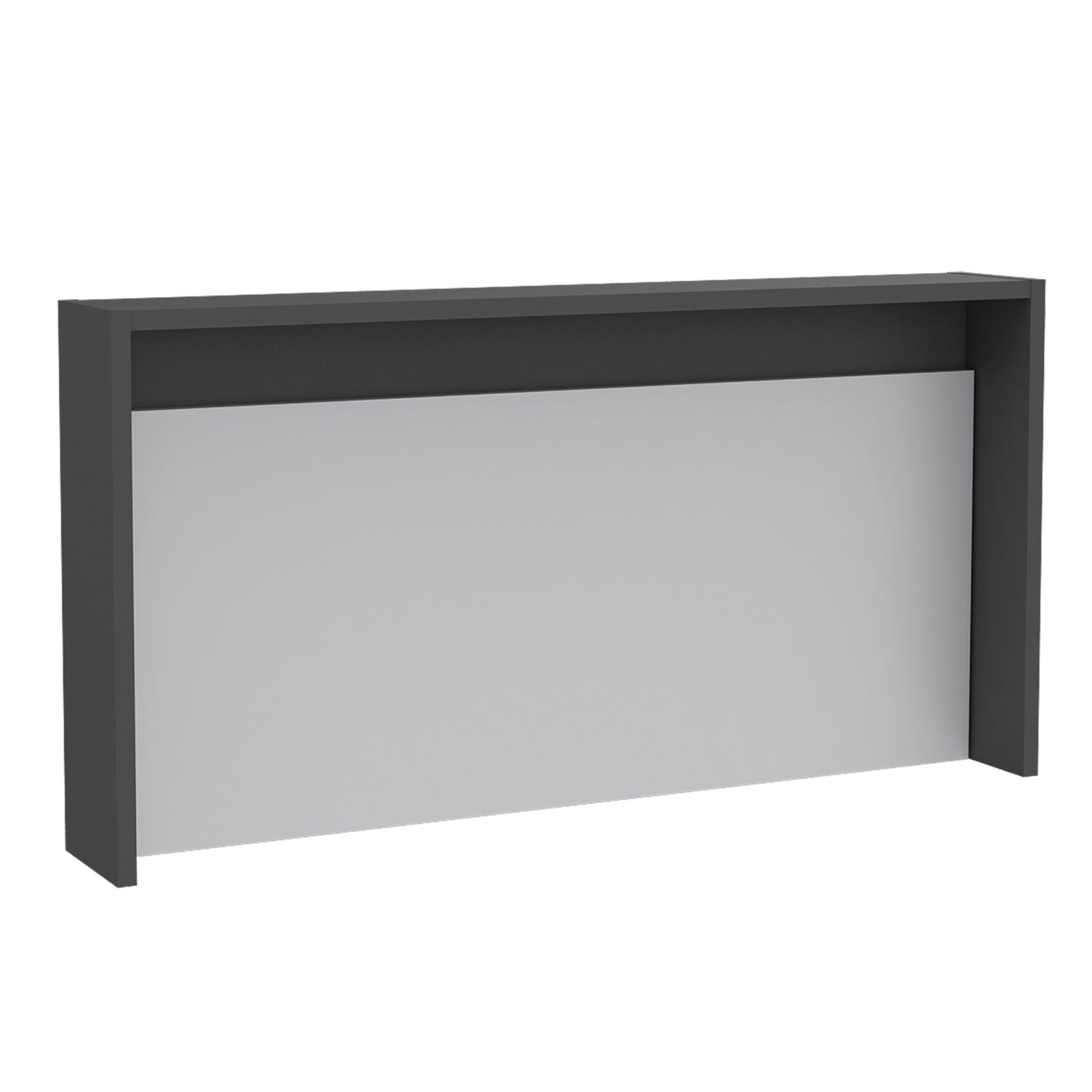Escritorio Abatible De Pared Fm-040b Blanco Y Plomo image number 1.0
