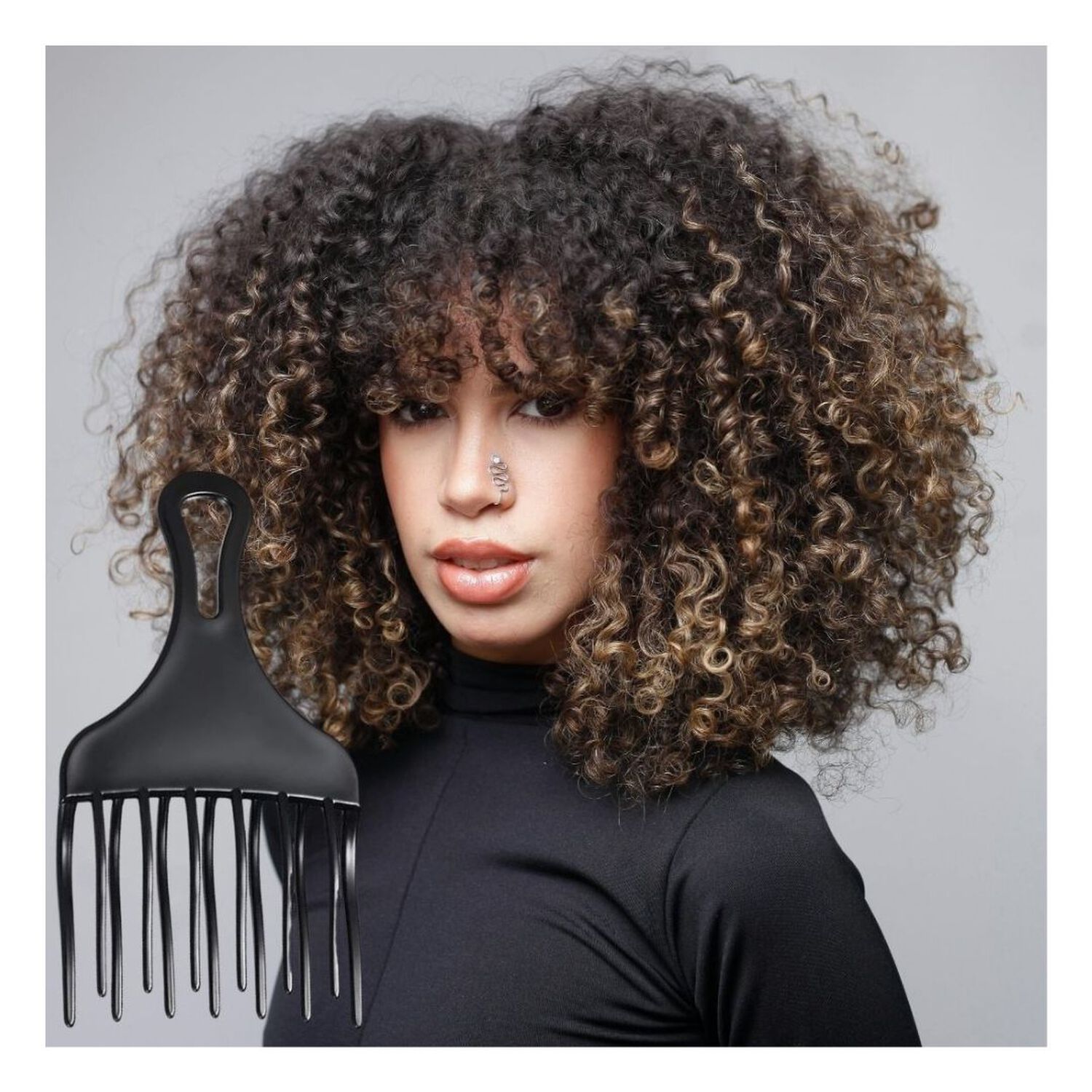 Peine Especialmente Dise&ntilde;ado Para Cabello De Rizado A Afro image number 0.0