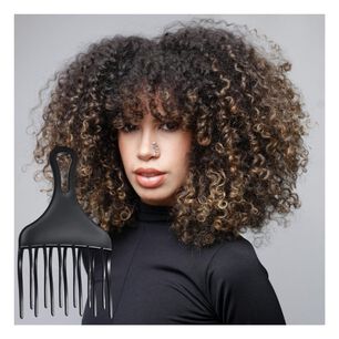 Peine Especialmente Dise&ntilde;ado Para Cabello De Rizado A Afro