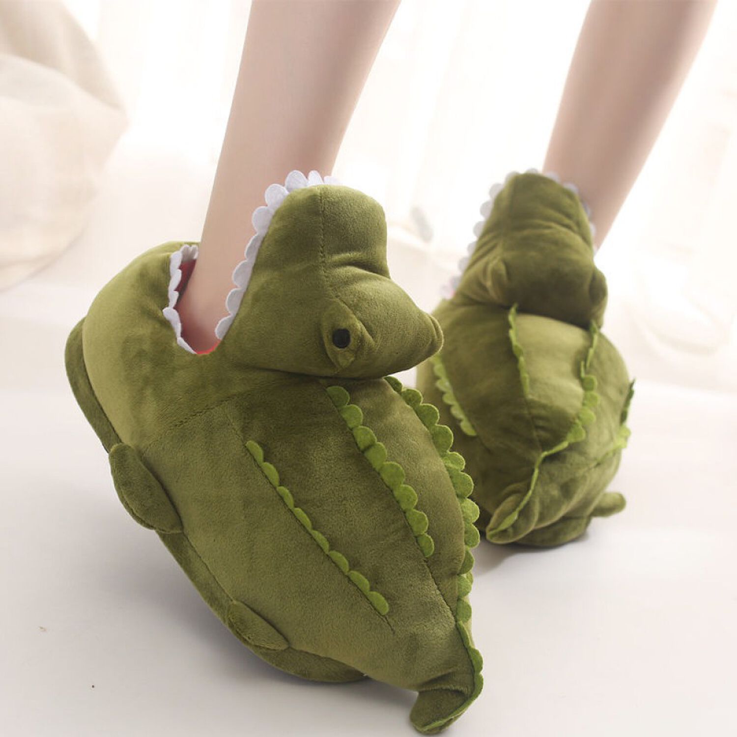 Pantuflas Divertida 3d Cocodrilo image number 5.0
