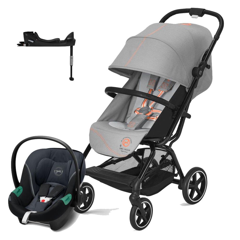 Coche Travel System Eezy S Plus V3 Blk Grey+aton S2+base image number 0.0