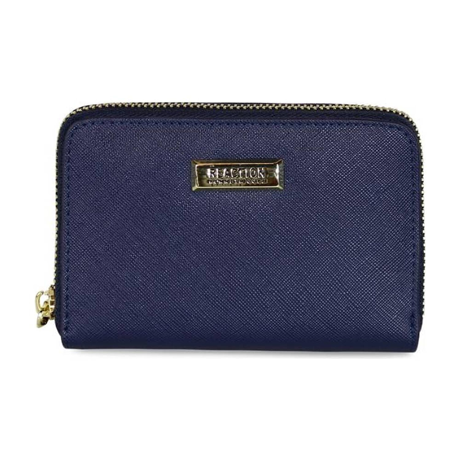 Cartera Tempo + Billetera Trifold Azul Oscuro Kenneth Cole image number 3.0