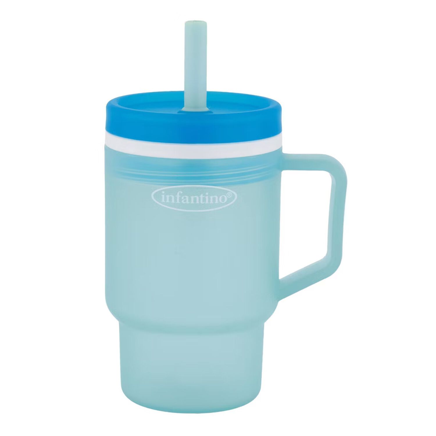 Vaso Antiderrame Con Bombilla My1st Tumbler 266ml Moody Blue image number 0.0