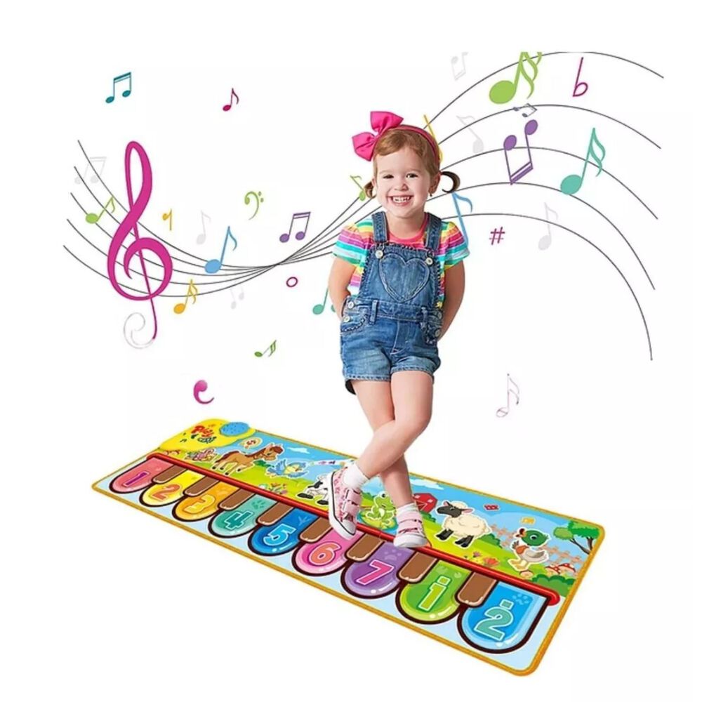 Alfombra Musical Piano Para Bebes Juega Aprende Animalitos image number 2.0