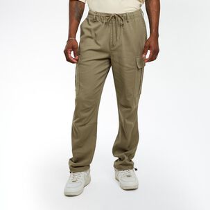 Pantalón Liso Tiro Medio Regular Hombre Rolly Go