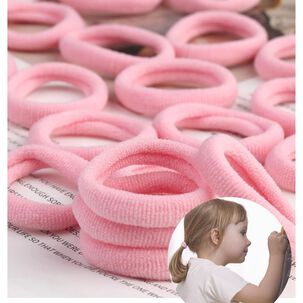 Set De 80 Mini Bandas O Colets El&aacute;sticas Para El Cabello Suaves Y Sin Costuras