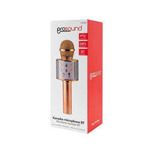 Micrófono Karaoke Con Bluetooth Y Parlante Incorporado - Ps