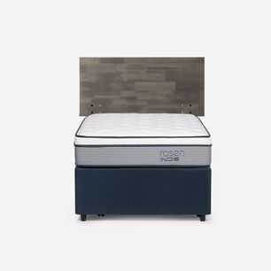 Cama Nido Rosen Indie / 1.5 Plazas / Base Normal + Respaldo Tabor Grafito