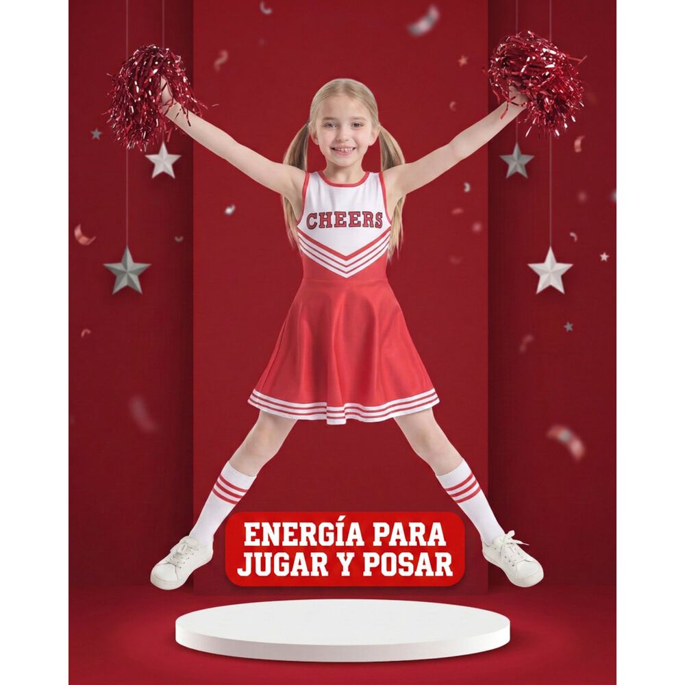 Disfraz Infantil Cheerleader Animadora image number 5.0