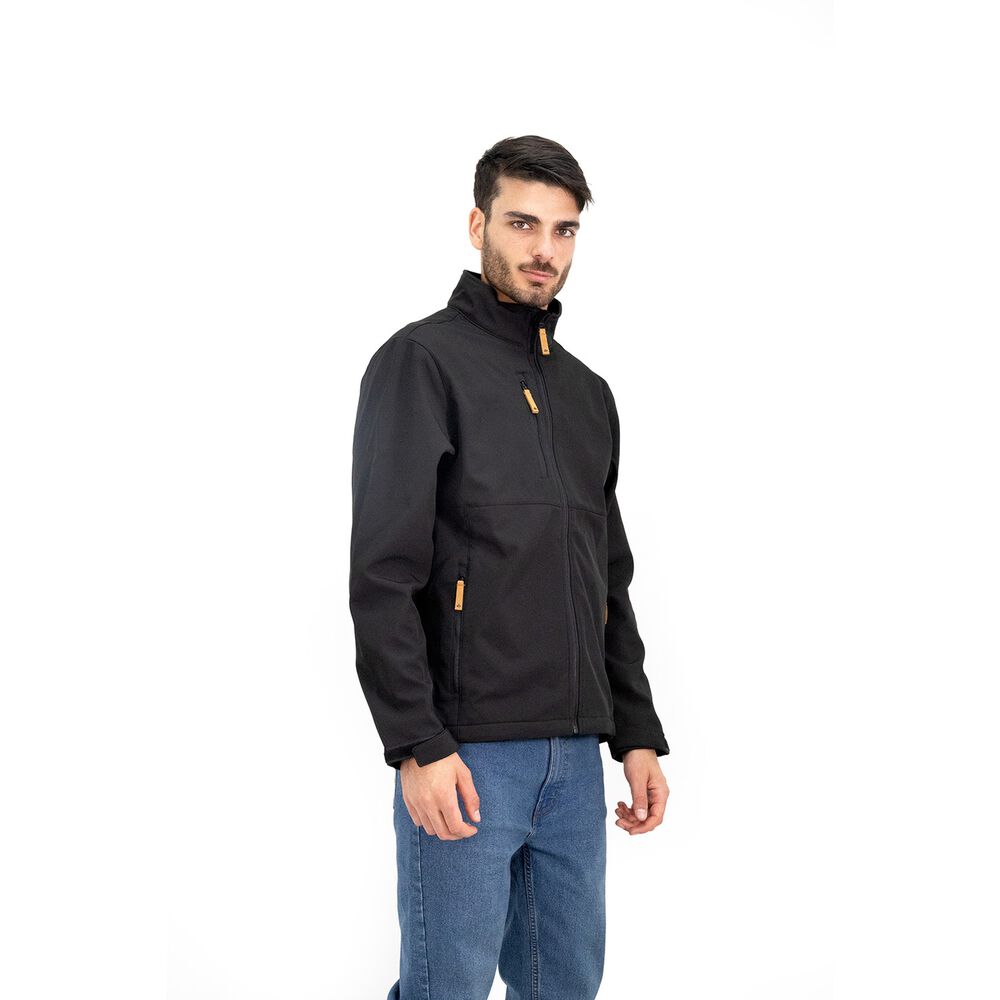 Softshell Quebec Lobo Negro Hombre image number 0.0