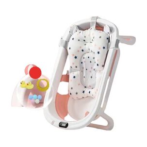 Ba&ntilde;era Plegable Con Coj&iacute;n Y M&aacute;s Accesorios Rosada Lubabycas