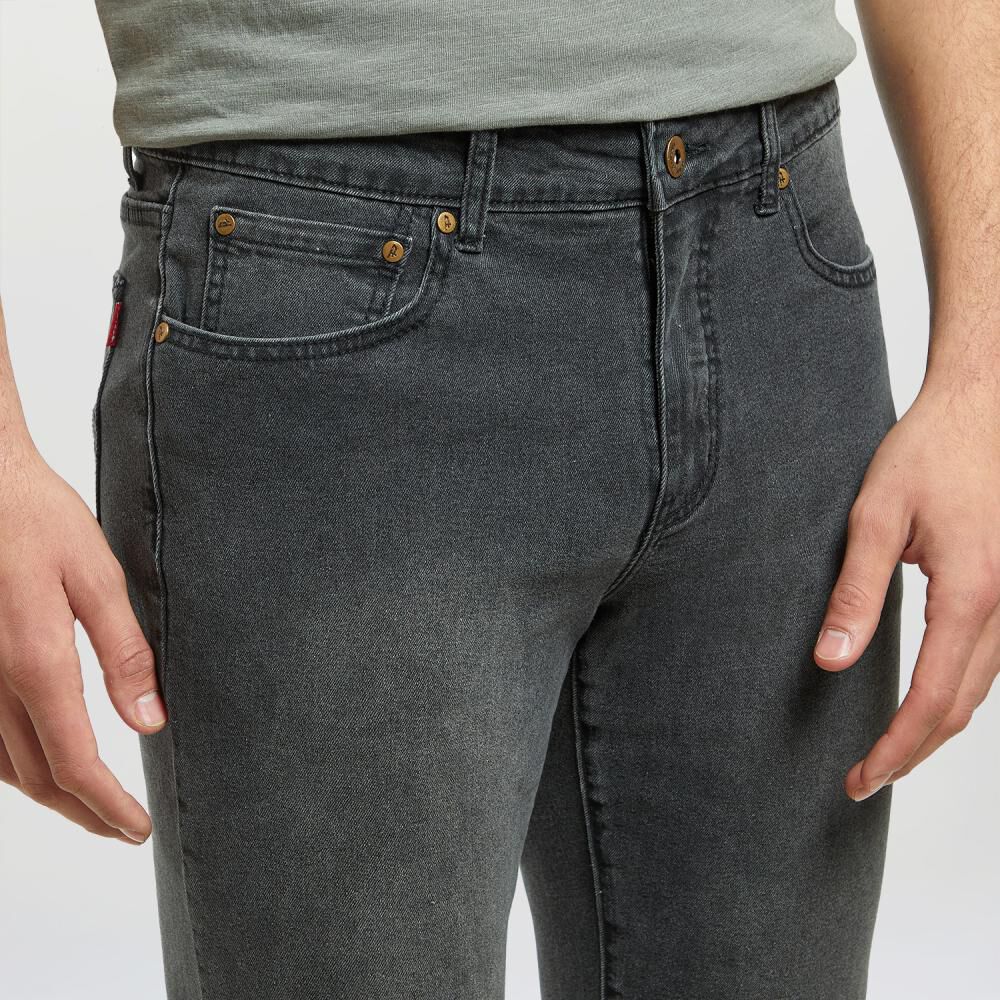 Jeans Regular Tiro Medio Slim Hombre Peroe image number 3.0