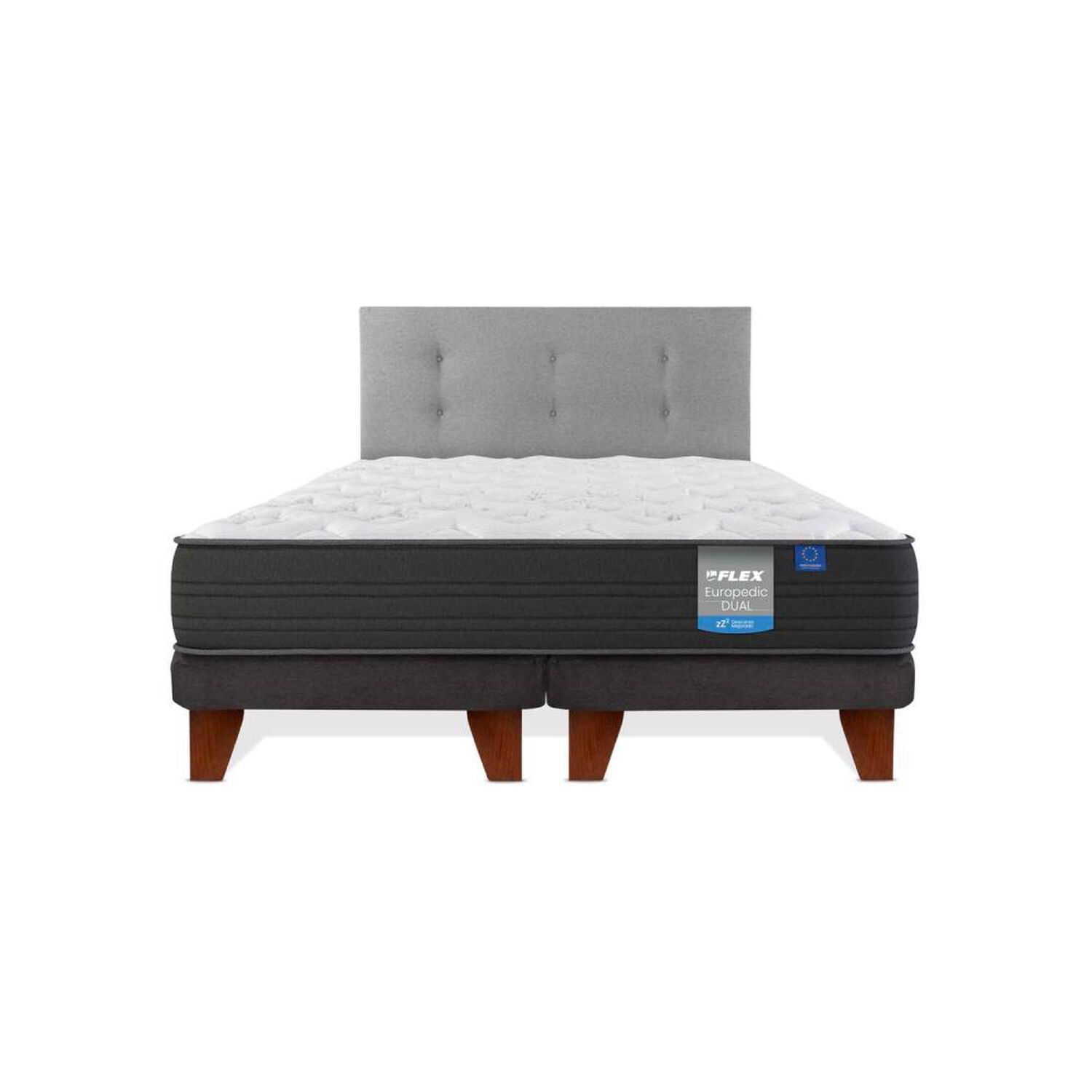 Cama Europea Flex Europedic Dual / King / Base Dividida + Respaldo image number 0.0
