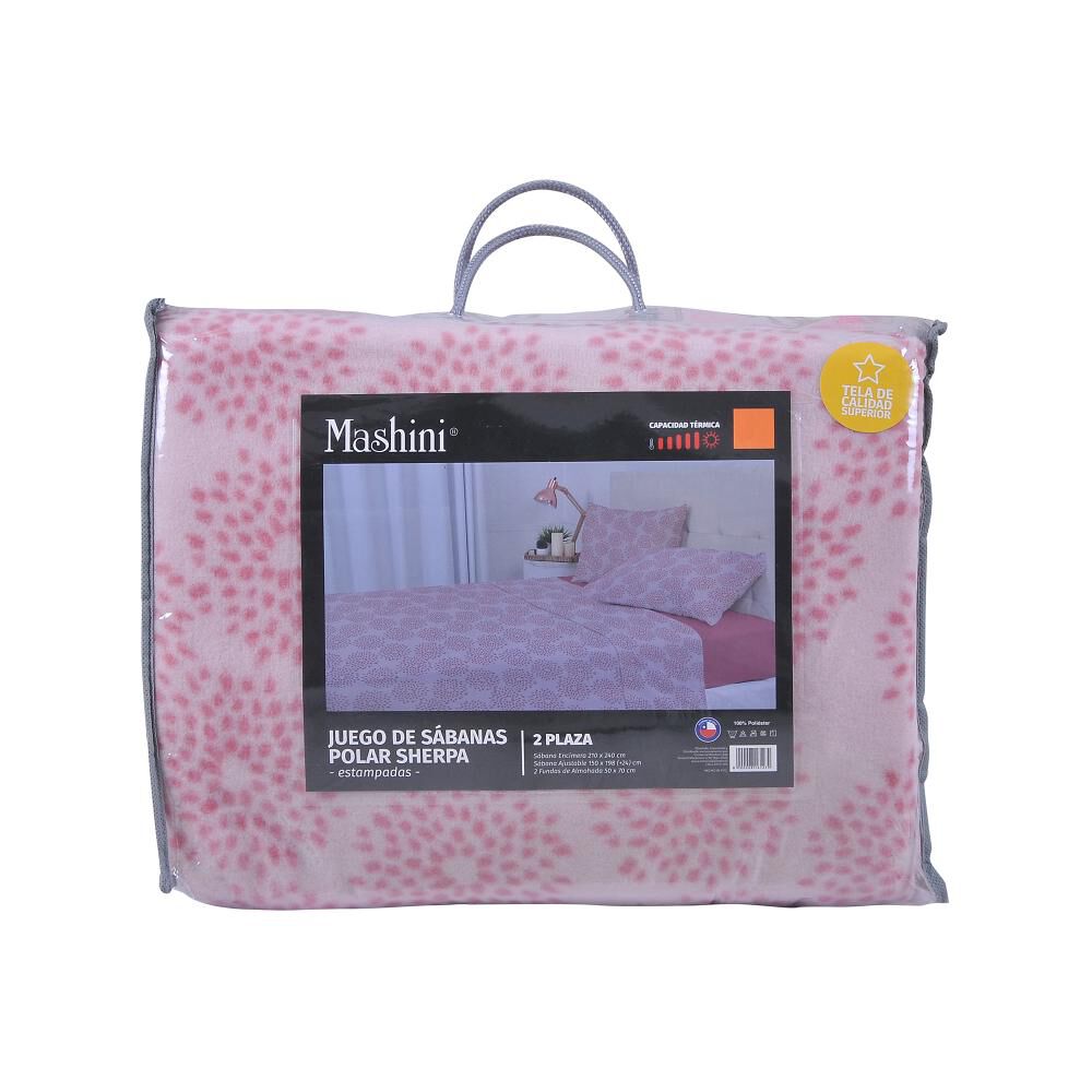 Juego De Sabanas Polar Mashini Estampada / 2 Plazas image number 2.0