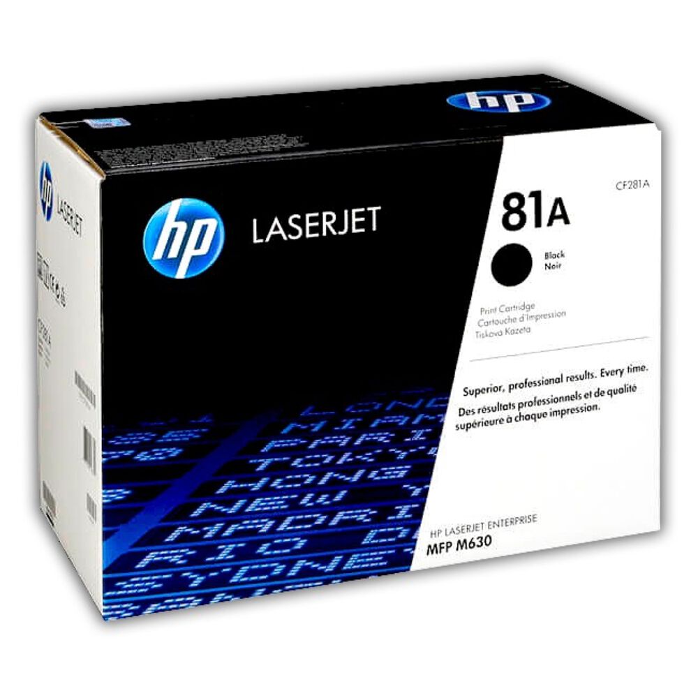 Cartucho De Tóner Hp Laserjet 81a 10500 Páginas Negro image number 0.0