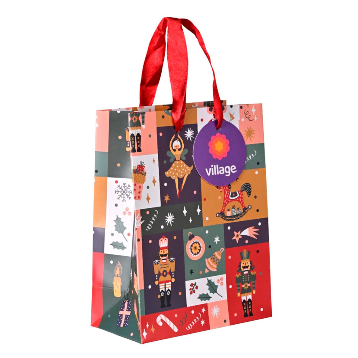 Bolsa De Regalo Navidad S Village image number 1.0