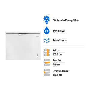 Freezer Horizontal Fensa Z200 / Frío Directo / 196 Litros / A+