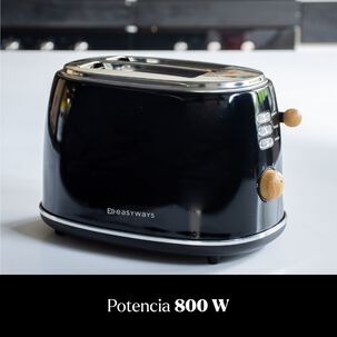 Tostador Desing 2 Rebanadas Negro Easyways