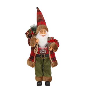 Viejo Pascuero Muñeco De Navidad 50 Cm Rojo Adorno