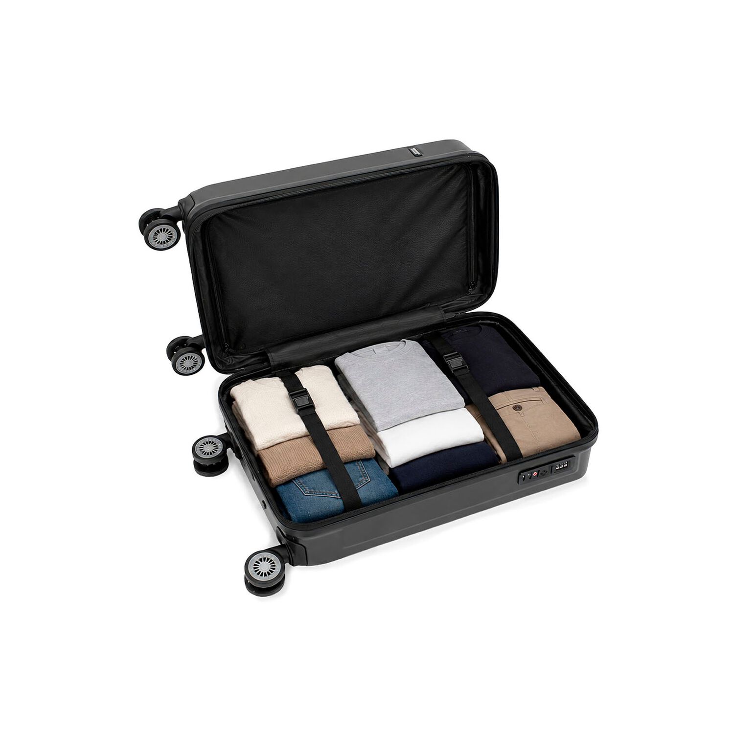 Pack 2 Maletas M 20kg + L 23kg Donna Karan Your Call Negra Dkny image number 5.0