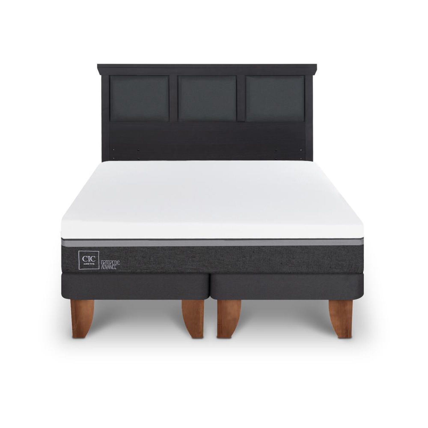 Cama Europea Cic Ortopedic Advance / King / Base Dividida + Respaldo image number 0.0