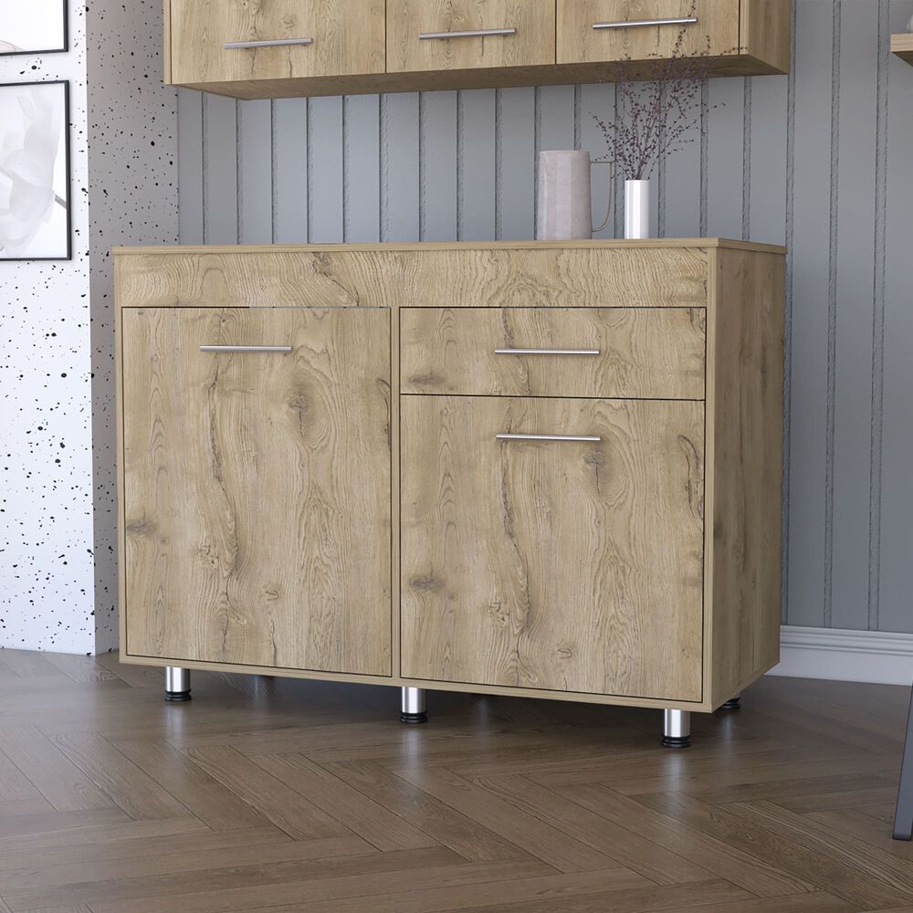 Mueble Base 3 Puertas 1 Cajon Mealmina Fm-008c - Cafe Claro image number 4.0