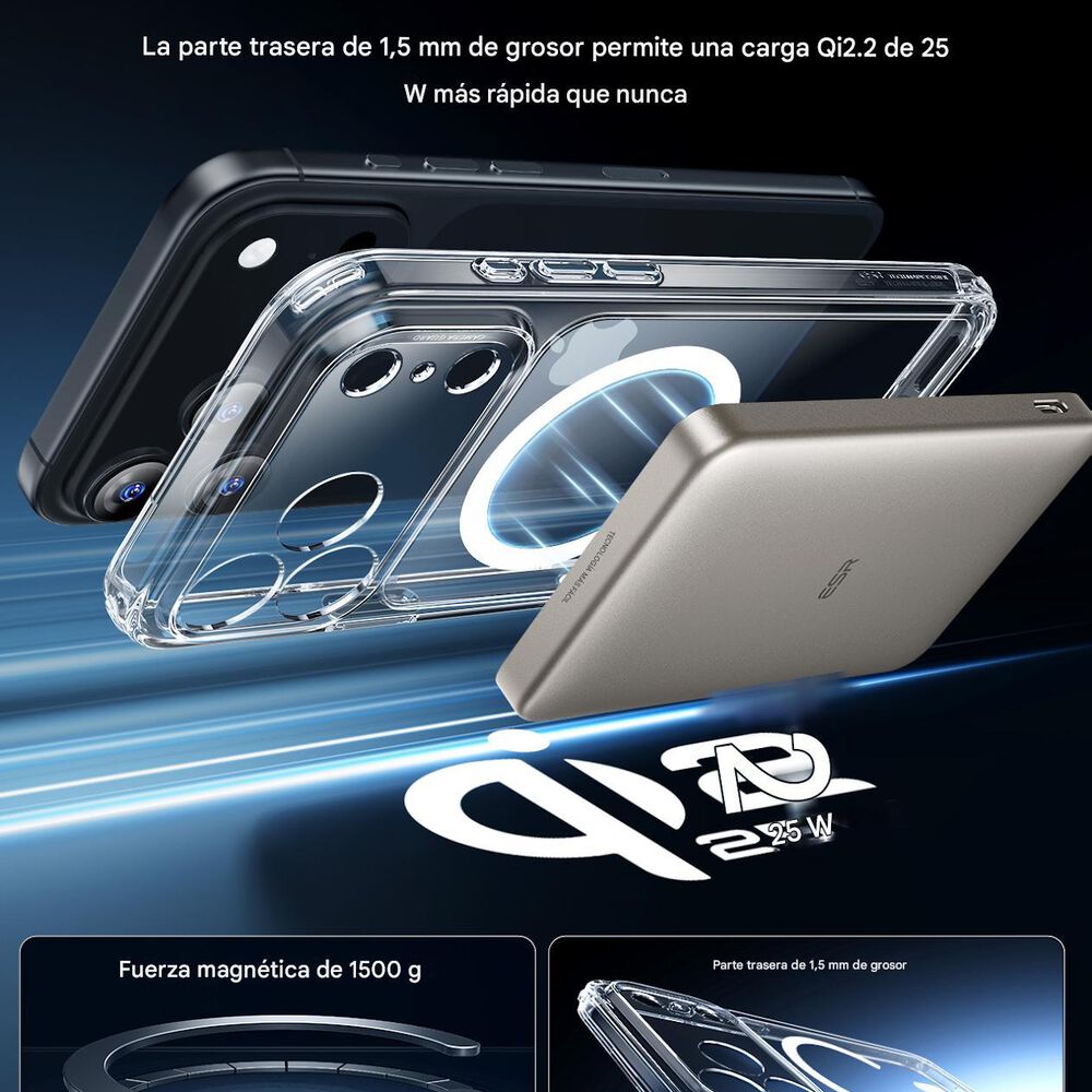 Para Iphone 17 Pro - Pack: Carcasa Magsafe + Vidrio Templado image number 6.0