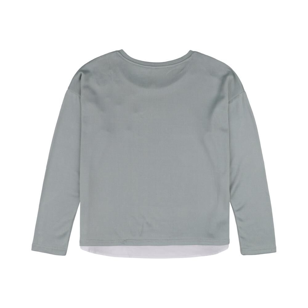 Sweater Liso Aplicación Strass Manga Larga Cuello Redondo Mujer Geeps image number 1.0