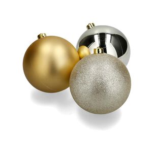 Esferas Casaideal 3 Unidades Dorado
