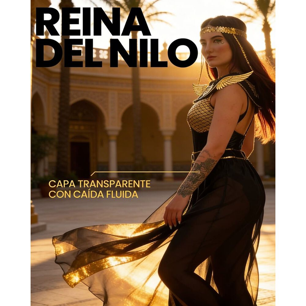 Disfraz De Mujer Faraona Egipcia Cleopatra Halloween image number 17.0