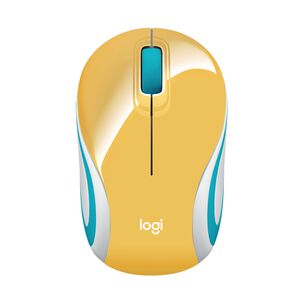 Mini Mouse Inalambrico Logitech Amarillo M187