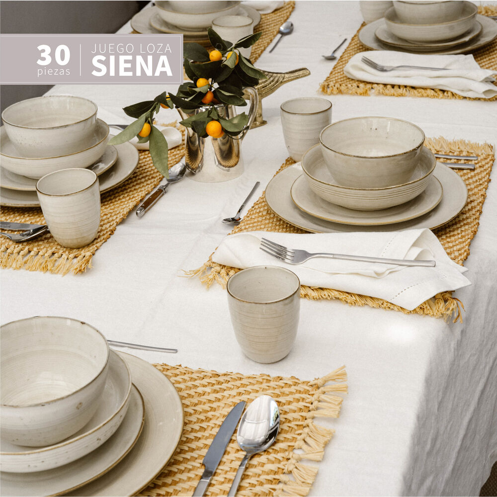 Set 4 Platos Fondo Cerámica 27,4 Cm Siena Simplit image number 5.0
