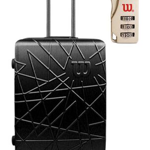 Maleta East Coast Negra Mediana 20kg Wilson