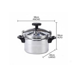 Olla A Presi&oacute;n Aluminio 15 Litros Cocina R&aacute;pido Familiar