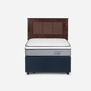 Cama Nido Rosen Indie / 1.5 Plazas / Base Normal + Respaldo Rachel