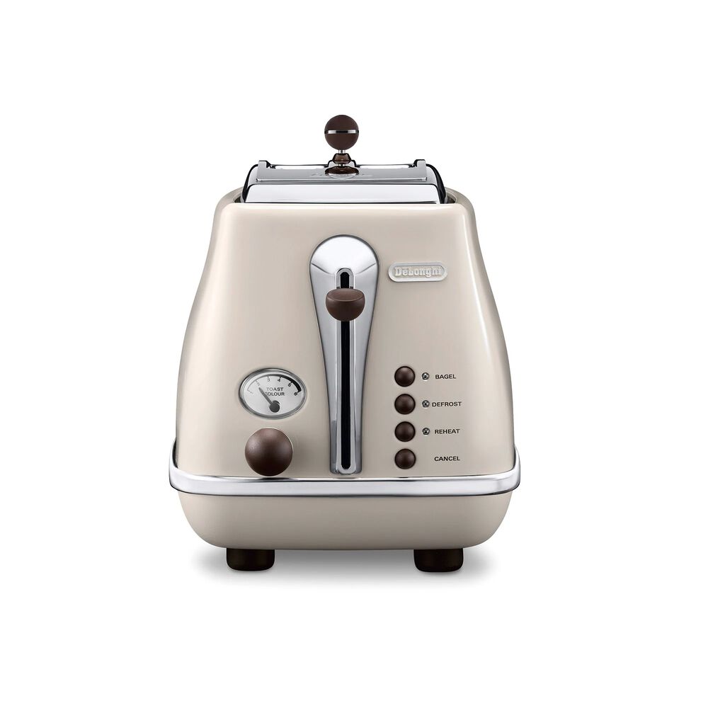 Tostador De Longhi Icona Vintage Beige Ctov2103bg image number 0.0