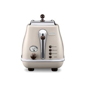 Tostador De Longhi Icona Vintage Beige Ctov2103bg