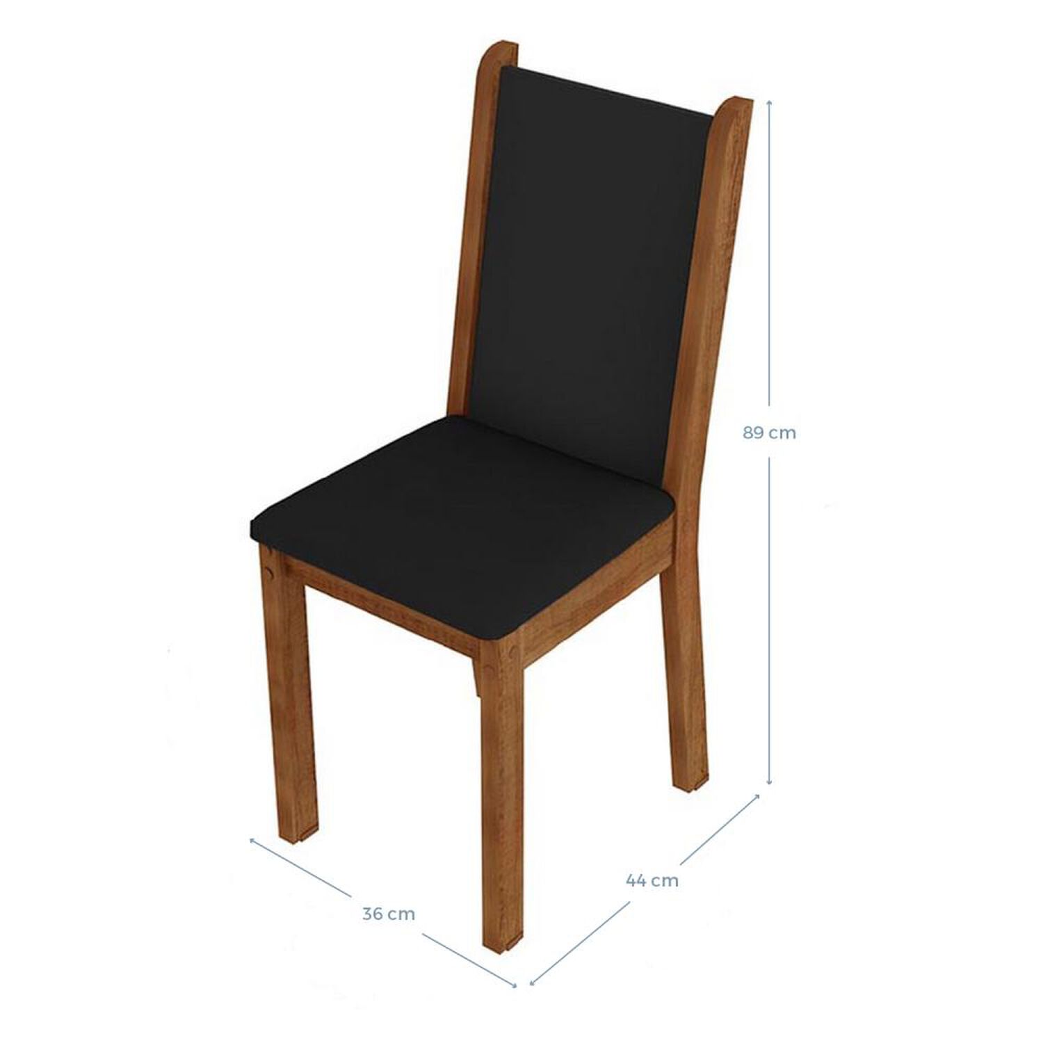 Juego De Comedor Vekkahome Celine / 4 Sillas image number 2.0