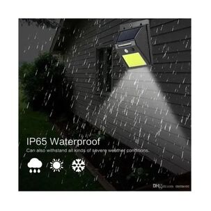 Foco Solar Led De Pared 60w Con Sensor De Movimiento